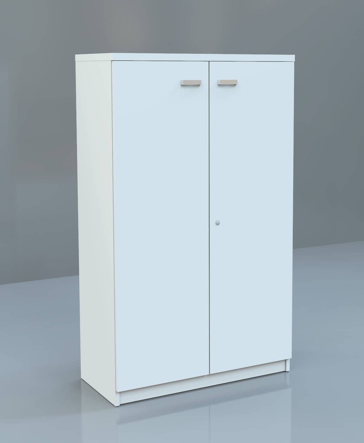 Armario medio con puertas altas.