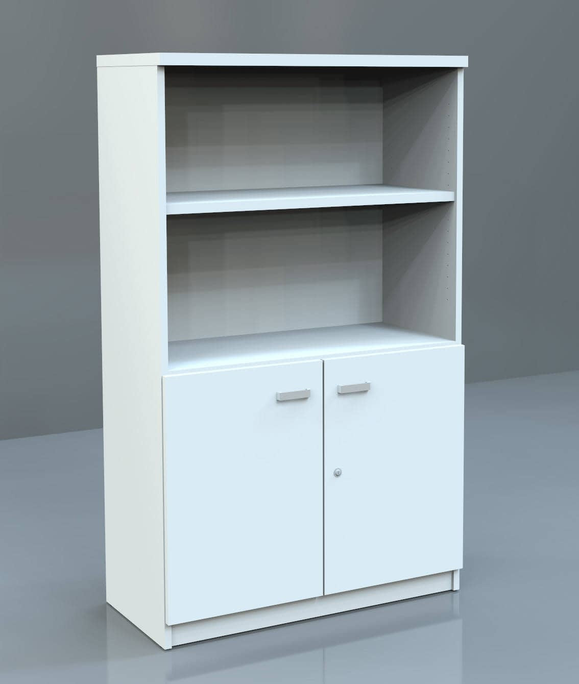 Armario medio de puertas bajas.