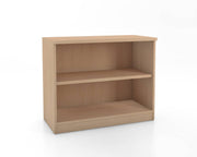 Armario bajo sin puertas.