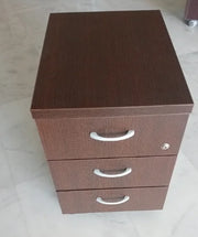 Cajonera de ruedas color WENGUE.