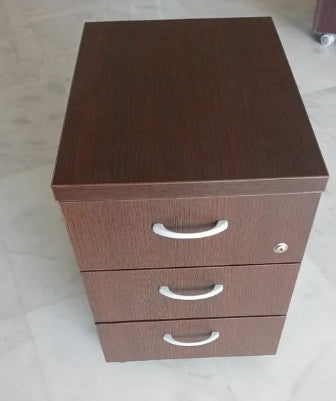 Cajonera de ruedas color WENGUE.