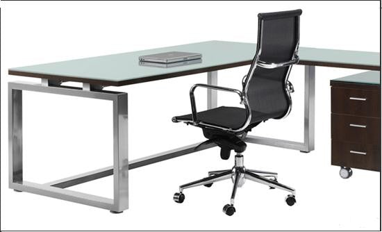 Mesa de dirección mod. VOLGA CRISTAL