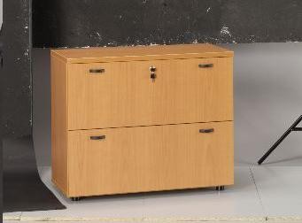 Armario archivador de melamina.