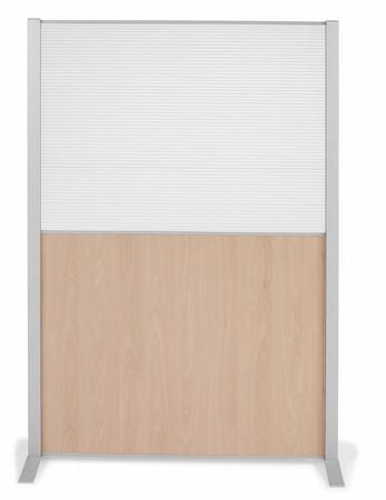 Biombo de separación mod. CORTINAL MIXTO MELAMINA.